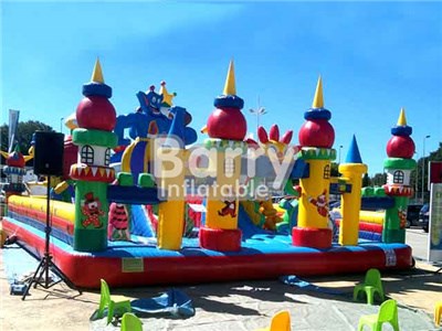 Guangzhou Barry Play And Party Indoor Playground Inflatable Fun City BY-IP-035